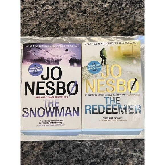 Jo Nesbo Book Lot Snowman Redeemer Midnight Sun Thriller Fic Harry Hole Bundle - Picture 3 of 11